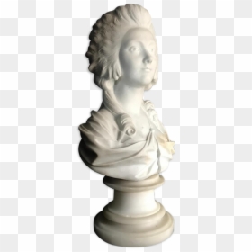 Bust In White Marble Statuary "young Woman""  Src="https - Bust, HD Png Download - marble bust png